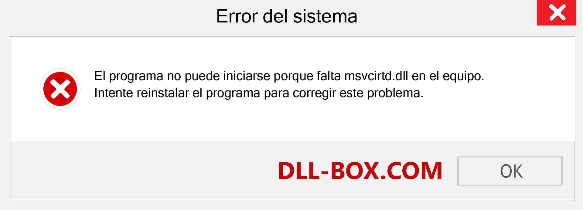 ¿Falta el archivo msvcirtd.dll ?. Descargar para Windows 7, 8, 10 - Corregir msvcirtd dll Missing Error en Windows, fotos, imágenes