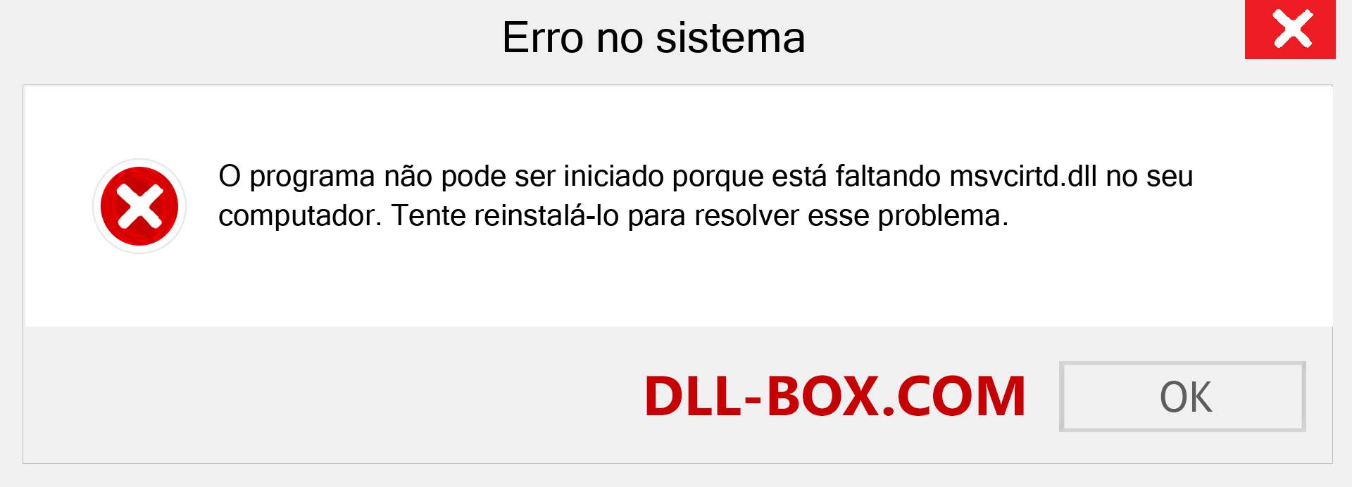 Arquivo msvcirtd.dll ausente ?. Download para Windows 7, 8, 10 - Correção de erro ausente msvcirtd dll no Windows, fotos, imagens